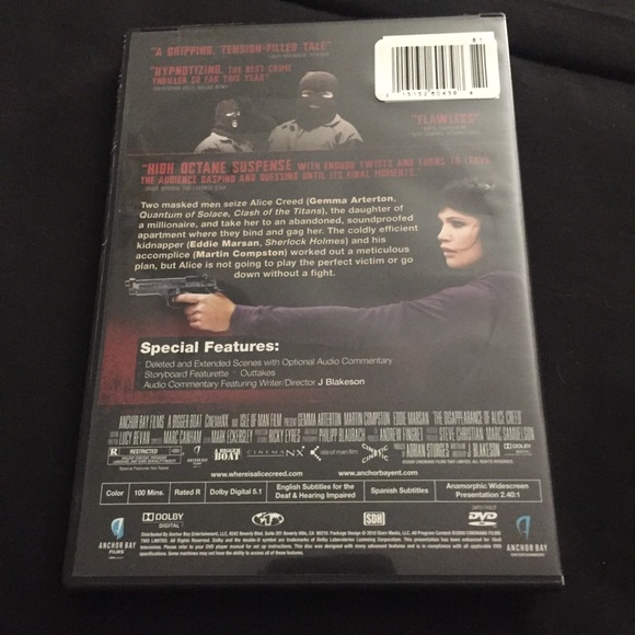 ηξω The Disappearance of Alice Creed DVD - Picture 9 of 12